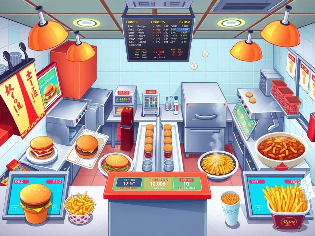 Best Fast Food Restaurant Simulator Games 2024: Complete Guide to Virtual Restaurant Management Image